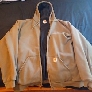Carhartt heavy zipup hoodie.